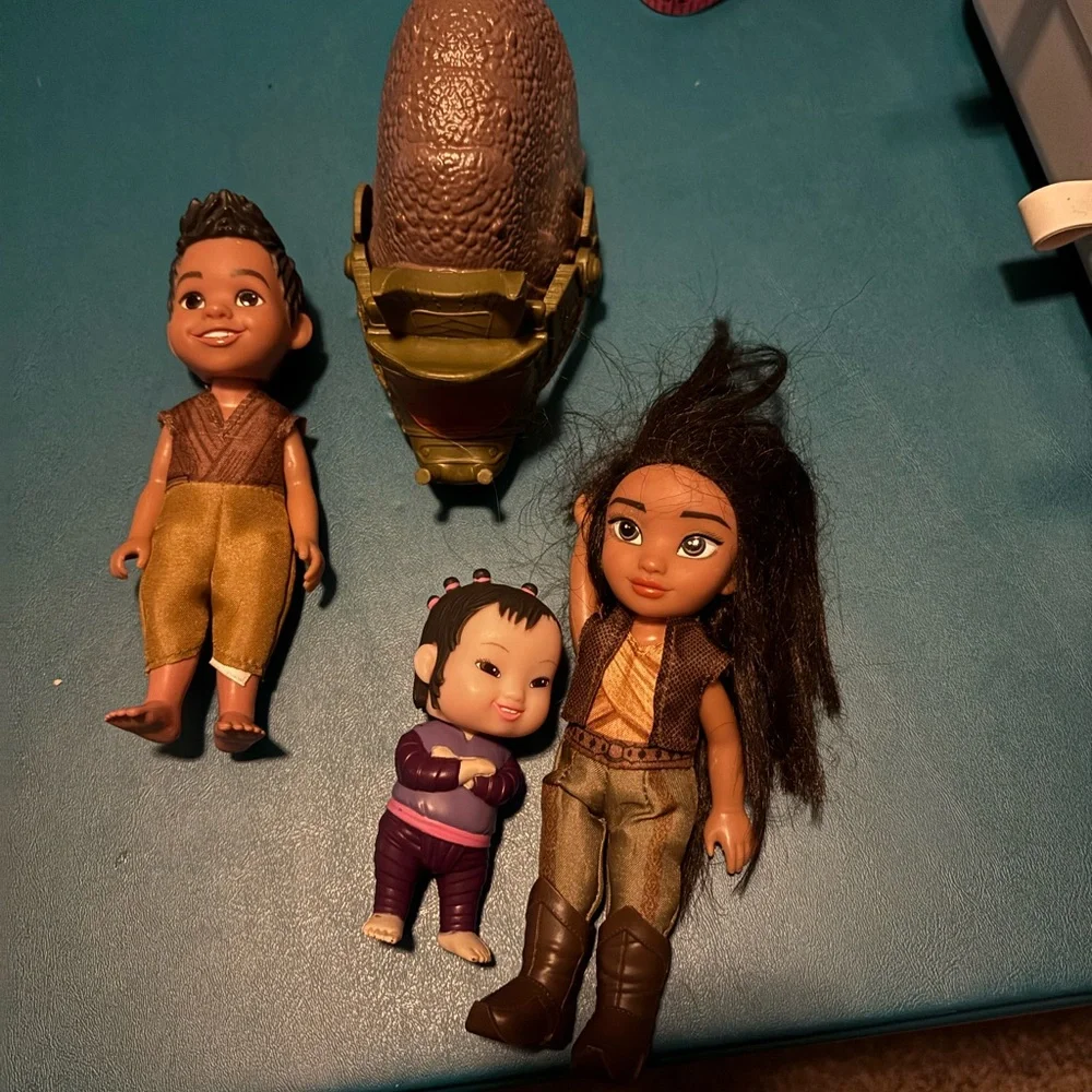 Adventure Doll Set with Brown and Purple Outfits
